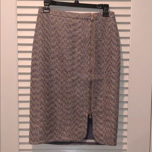 J. Crew Size 2 tweed pencil skirt